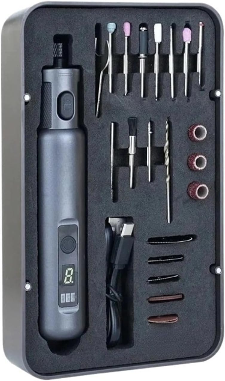 Cordless Rotary Tool Kit Accessories - Беспроводной роторный инструмент, многофункциональный, 6 регулируемых
