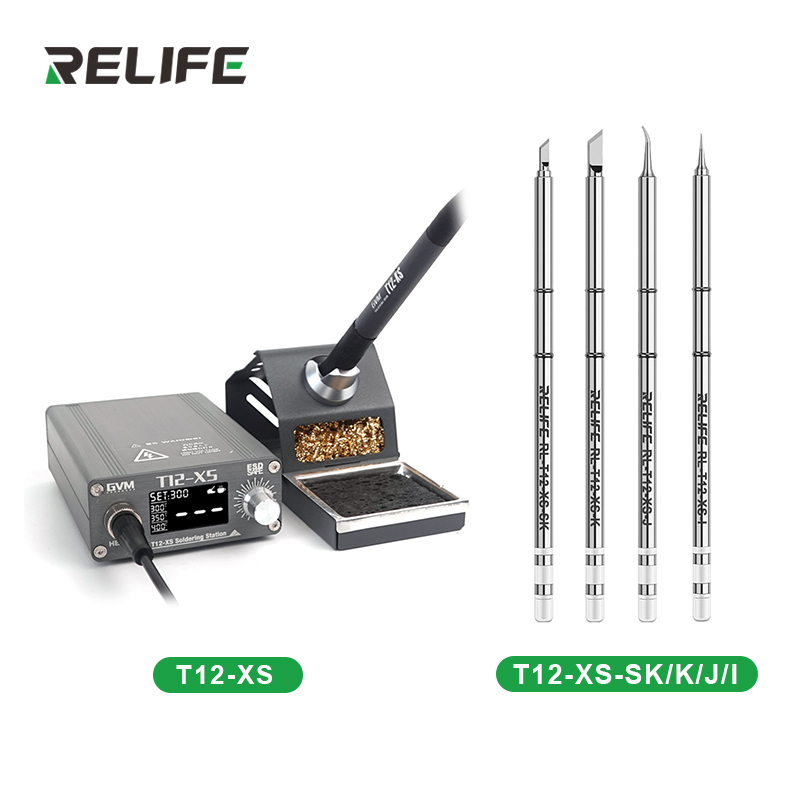 Digital Soldering Station T12 - GVM T12-XS паяльная станция с цифровым