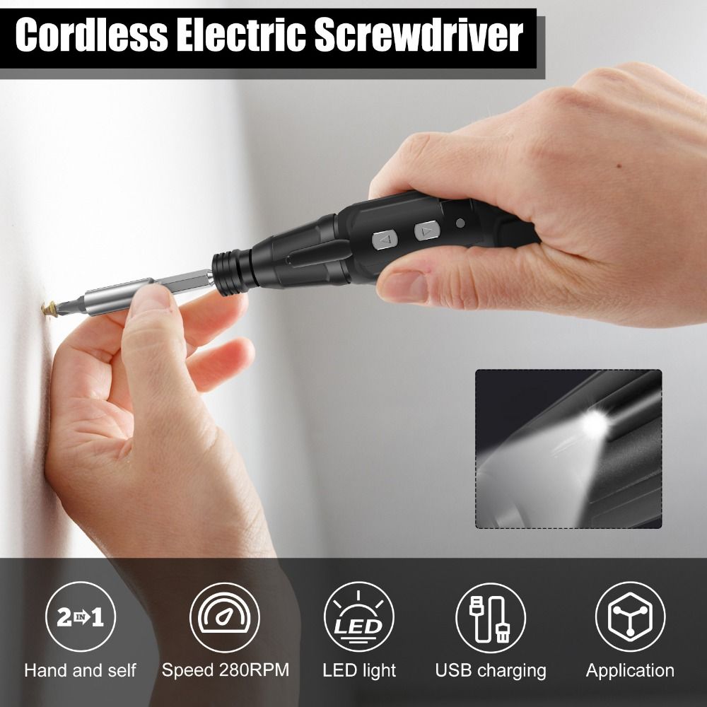 Электрическая отвертка 3,6 В с – обзор и цена Electric Screwdriver Rechargeable Usb