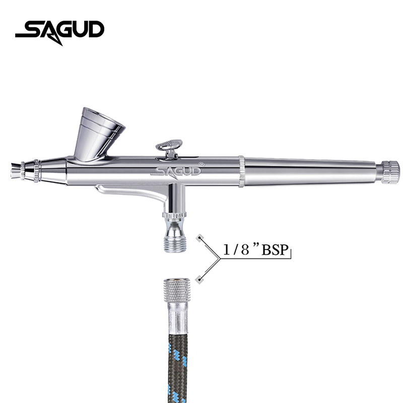 Модель аэрографа SAGUD SD-135  – обзор и цена Airbrush Kit With Mini Compressor