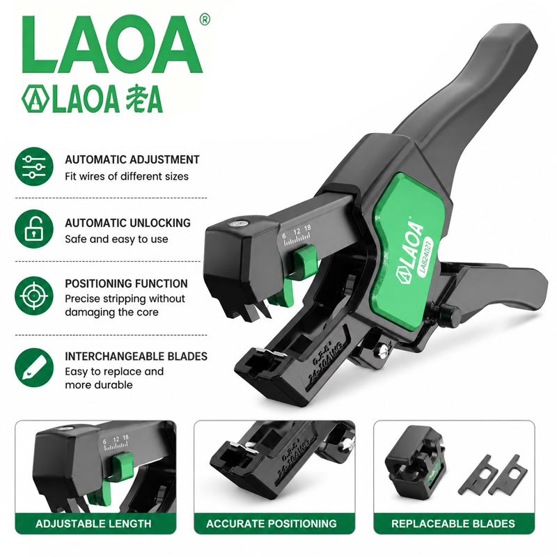 LAOA LA824021 Автоматический и – обзор и цена Automatic Wire Stripper Cutter