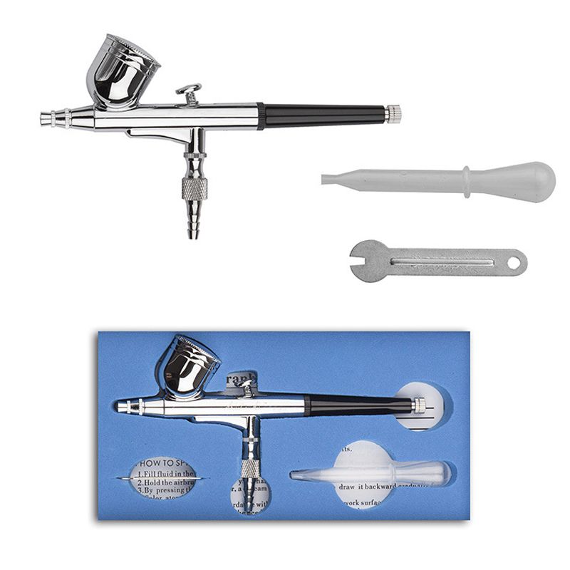 Гравитационный мини-аэрограф д – обзор и цена Airbrush Kit With Mini Compressor