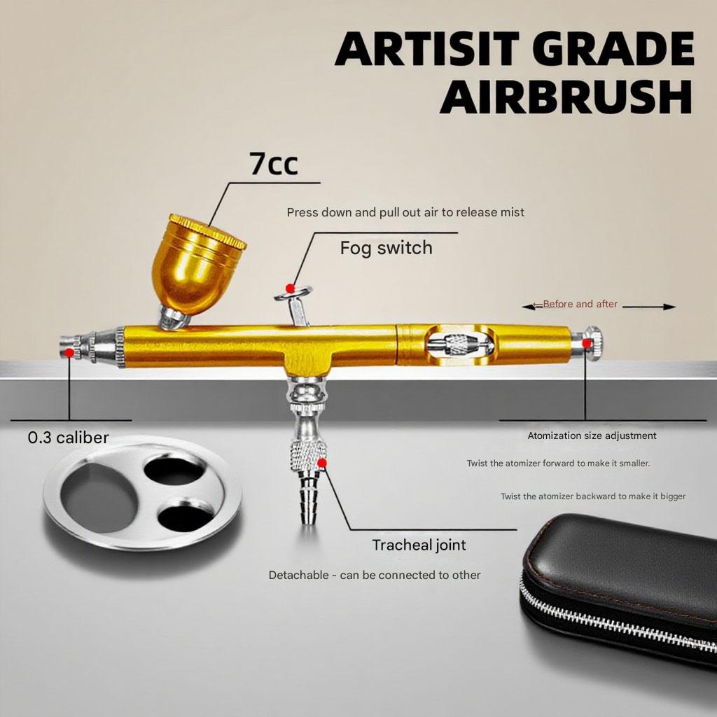 Аэрограф двойного действия 0,3 – обзор и цена Airbrush Kit With Mini Compressor