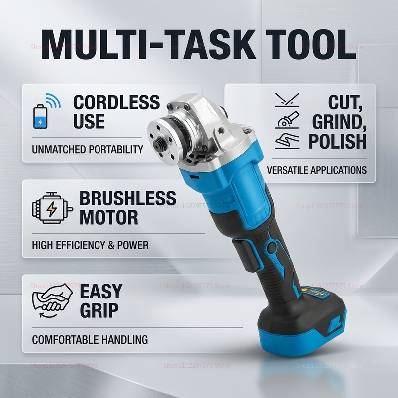 Аккумуляторная бесщеточная угл – обзор и цена Brushless Angle Grinder Battery Powered