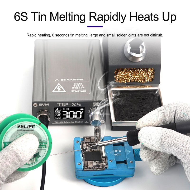 GVM T12-XS паяльная станция с  – обзор и цена Digital Soldering Station T12