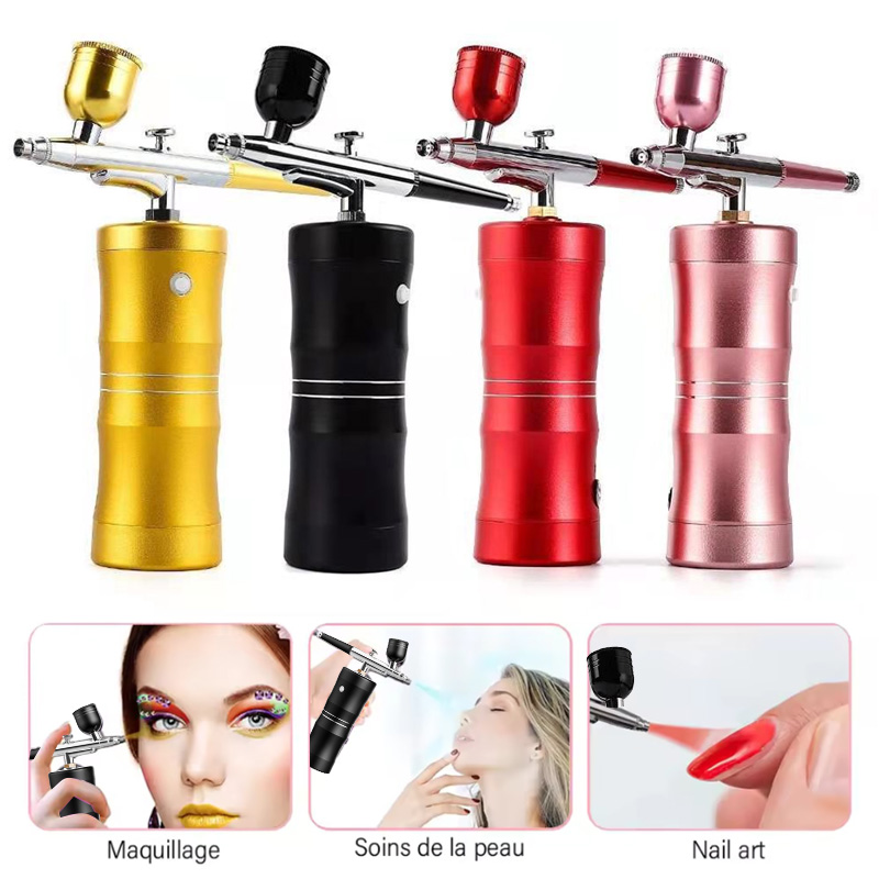 Кислородный спрей, мини-компре – обзор и цена Airbrush Kit With Mini Compressor