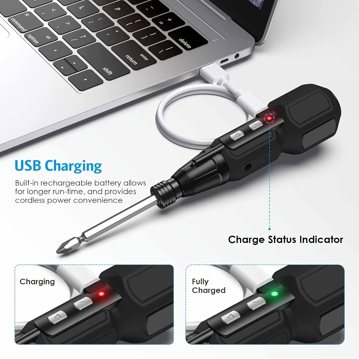 Электрическая отвёртка, переза – обзор и цена Electric Screwdriver Rechargeable Usb